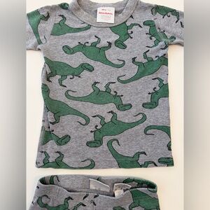 Hanna Andersson  Dinosaur Print Kids Pajamas size 100